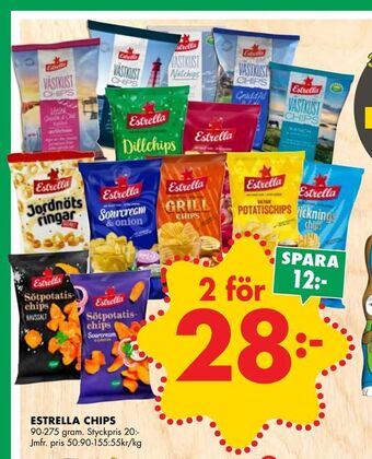 ÖoB Estrella chips erbjuda