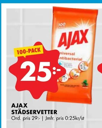 ÖoB Ajax städservetter erbjuda