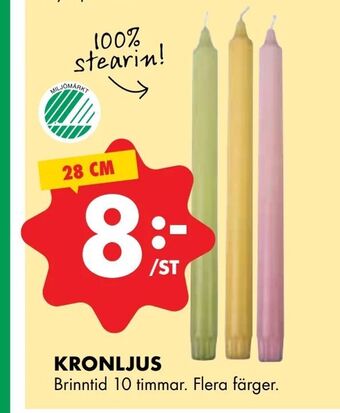 ÖoB Kronljus erbjuda
