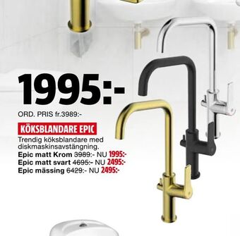 Bauhaus Köksblandare epic erbjuda