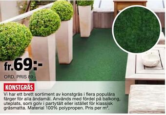 Bauhaus Konstgräs erbjuda