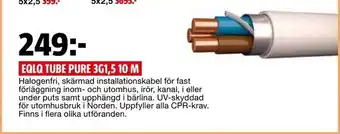 Bauhaus Eqlq tube pure 3g1,5 10 m erbjuda