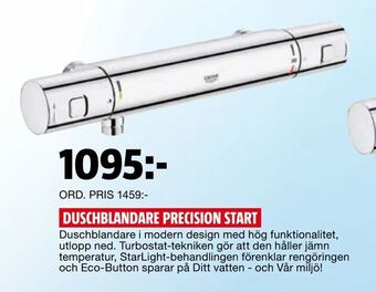 Bauhaus Duschblandare precision start erbjuda