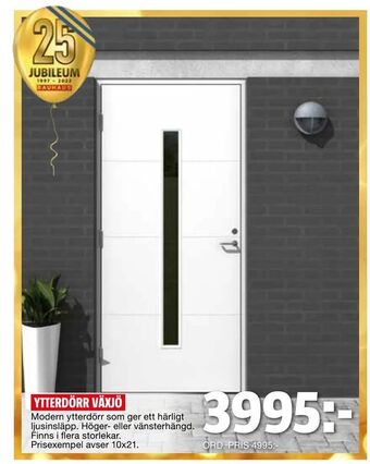 Bauhaus Ytterdörr växjö erbjuda