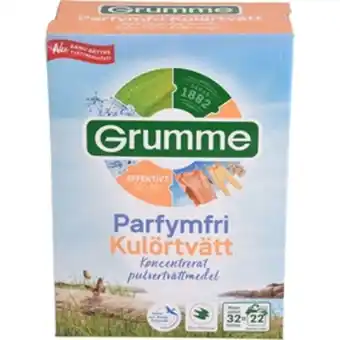 ÖoB Tvättmedel grumme kulörtvätt parfymfri erbjuda