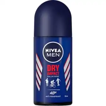 ÖoB Deo roll-on nivea for men dry impact erbjuda