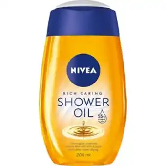ÖoB Duscholja nivea caring shower oil natural erbjuda