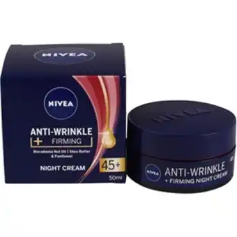ÖoB Nattcreme nivea anti-wrinkle firming 45+ erbjuda