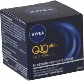ÖoB Nattcreme nivea q10 plus anti-wrinkle moisturizing night cream erbjuda