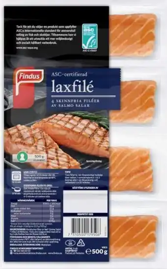 City Gross Laxfilé, fryst erbjuda