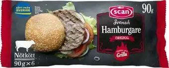 City Gross Hamburgare 6x90g, fryst erbjuda