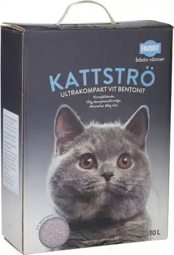 City Gross Kattströ bento vit erbjuda