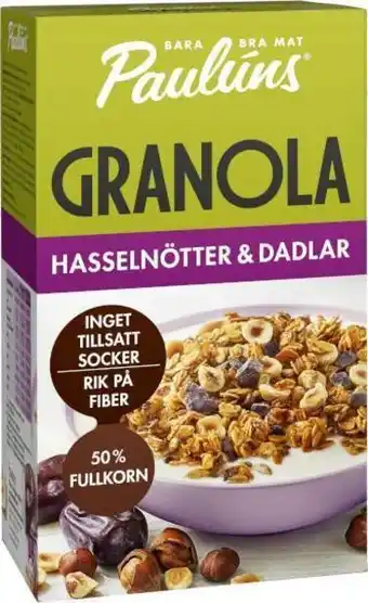 Granola hasselnöt