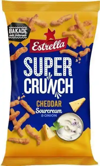 City Gross Chips super crunch cheddar/sourcream onion erbjuda