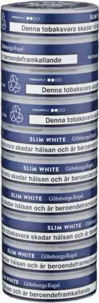 City Gross Xr gbg rapé slim white portion stock erbjuda
