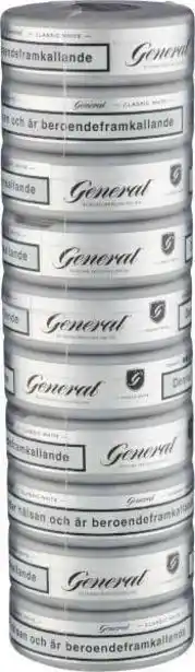 City Gross General white portion stock erbjuda