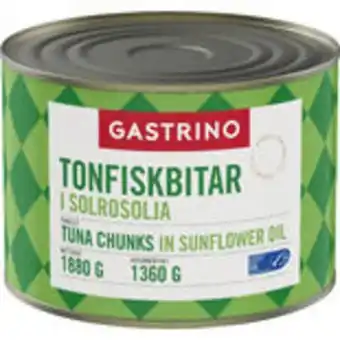 Snabbgross Tonfisk olja gastrino 1,88kg erbjuda