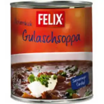 Snabbgross Gulaschsoppa felix 3l erbjuda