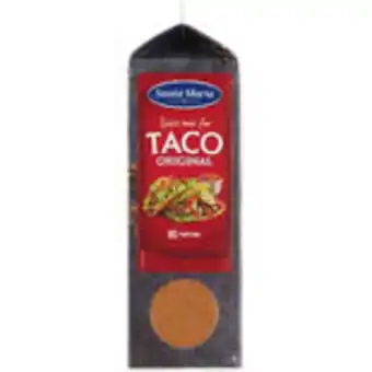 Snabbgross Taco original spice mix santa maria 532g erbjuda