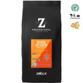 Snabbgross Dark zenith mörkrost hela bönor zoégas 750g erbjuda