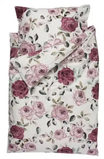 Påslakanset vintage rose