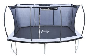 Rusta Studsmatta inklusive säkerhetsnät adrenalin advanced erbjuda