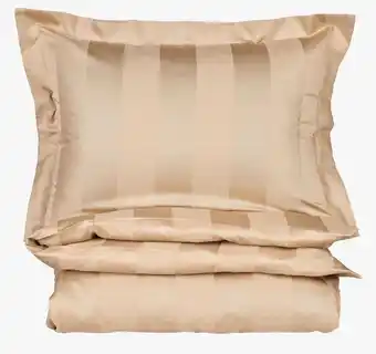 Hemtex Påslakanset i satin sand erbjuda