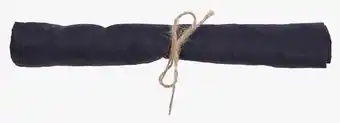 Tygservett mörkgrå