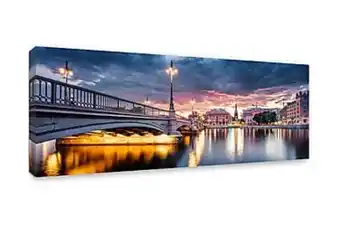 Tavla canvas vasabron, stockholm 60x150 cm