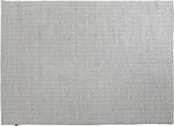 Metro matta handvävd silver / ull 190x290