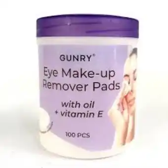Gunry eye make-up remover pads