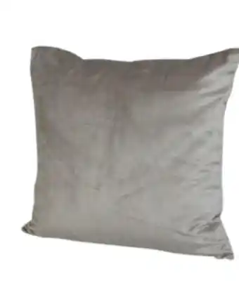 Kuddfodral sammet ljusbeige 45x45cm