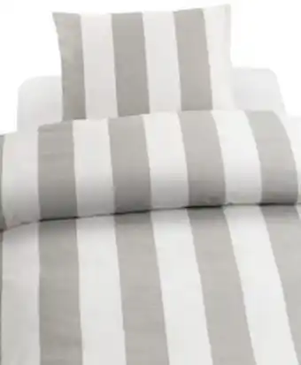 In & Finn Borganäs bäddset block stripe grå erbjuda