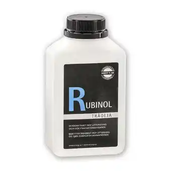 Slöjd-Detaljer Rubinol träolja erbjuda