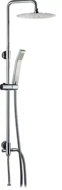 Takdusch noro fix inkl. duschhandtag och takmunstycke krom ø250mm