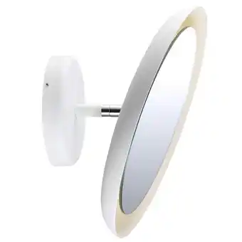 Badrumslampa nordlux ip s10 led med spegel vägg vit
