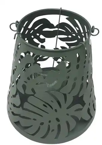 K-rauta Lykta cello monstera metall 21,5cm erbjuda