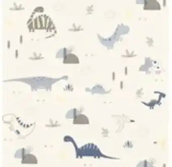 Papperstapet rasch bambino dinosaurier blå 249347