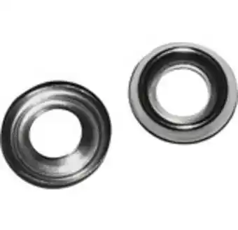 Klädselbricka 6x13 mm, förnicklad mässing, 50 styck