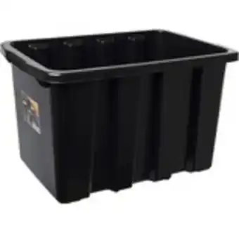 Hornbach Förvaringsbox nordiska plast strongbox 55l svart erbjuda