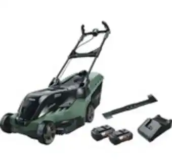 Hornbach Gräsklippare bosch advancedrotak 36v 36-905 inkl. laddare och dubbla batterier 4ah erbjuda