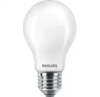 Hornbach Ljuskälla philips led classic a60 matt e27/7w(60w) 806lm 2700k erbjuda