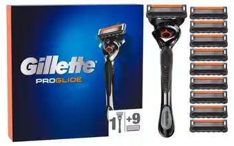 Gillette fusion5 proglide, rakhyvel + 10 rakblad
