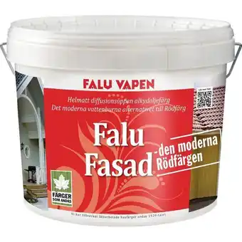 Falu fasad falu vapen vit 10l