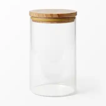 Glasburk med trälock, 1,8 l