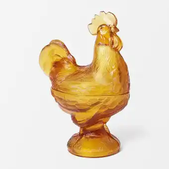 Skål i glas tupp