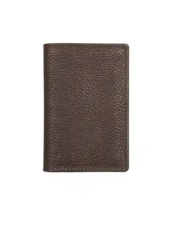 Nordiska Kompaniet Korthållare book card holder scotch grain dark brown erbjuda