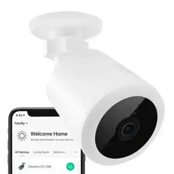 Kjell & Company Cleverio bullet wifi smart övervakningskamera erbjuda