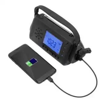 Kjell & Company Rubicson dynamoradio med solcell och powerbank-funktion erbjuda