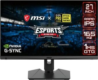 Inet Msi 27" optix mag274qrf-qd ips qhd 165 hz erbjuda